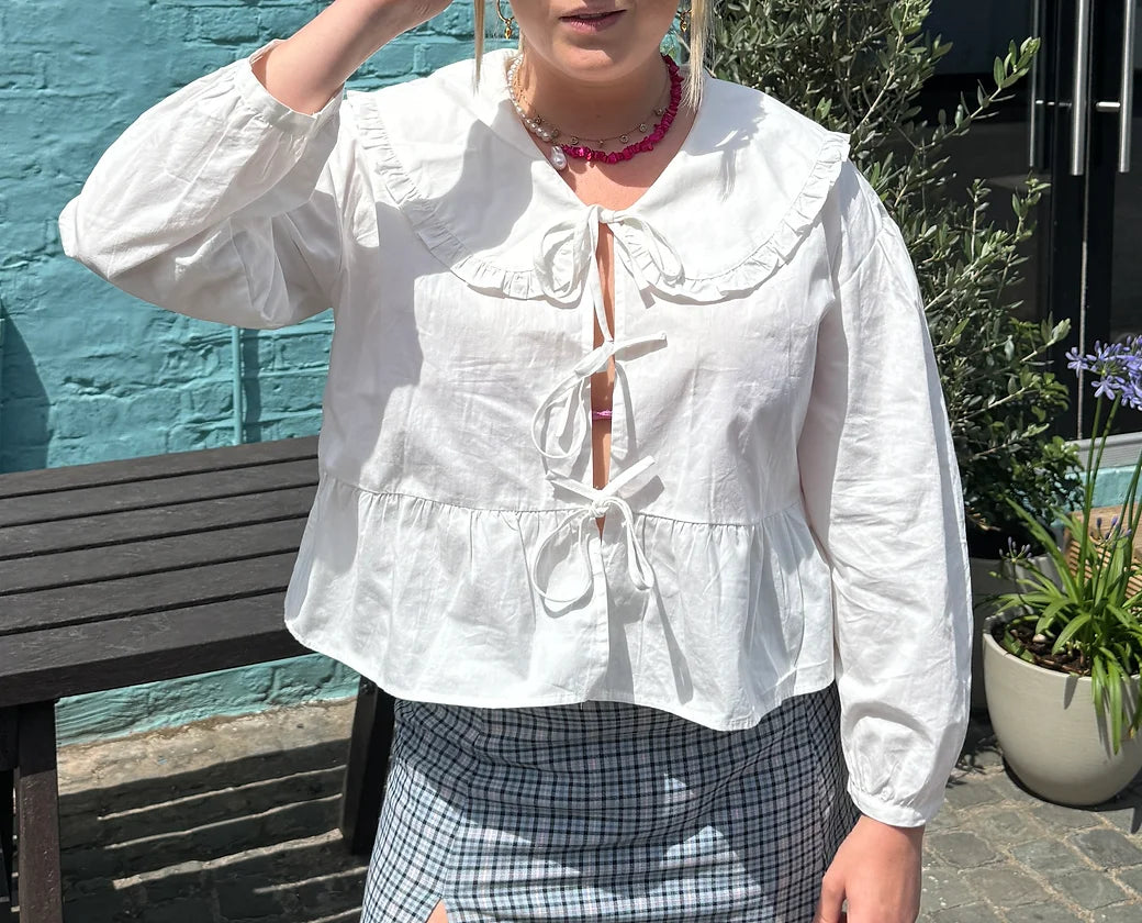 The Alyson 'Doll Collar Blouse'